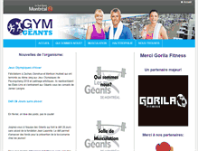 Tablet Screenshot of gymlesgeants.com